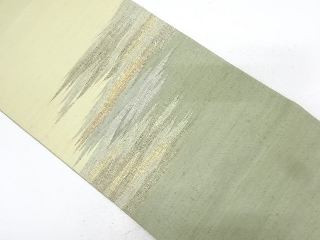 JAPANESE FUKURO OBI / UNUSED / TSUMUGI / WOVEN MIST